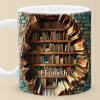 Books Are A Uniquely Portable Magic - Personalized Custom Mug - Christmas Gift For Book Lovers Books Are A Uniquely Portable Magic - Personalized Custom Mug - Christmas Gift For Book Lovers
