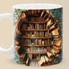 Books Are A Uniquely Portable Magic - Personalized Custom Mug - Christmas Gift For Book Lovers Books Are A Uniquely Portable Magic - Personalized Custom Mug - Christmas Gift For Book Lovers