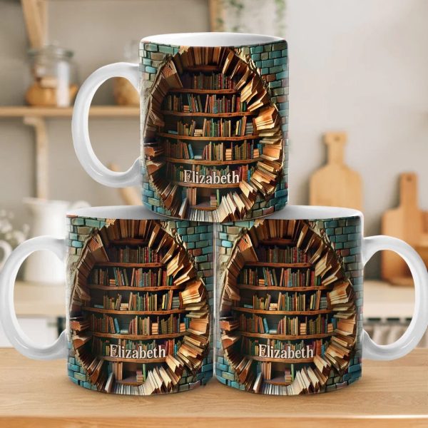Books Are A Uniquely Portable Magic - Personalized Custom Mug - Christmas Gift For Book Lovers Books Are A Uniquely Portable Magic - Personalized Custom Mug - Christmas Gift For Book Lovers