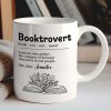 Booktrovert Definition Gift For Book Lover, Bookworm Personalized Mug Booktrovert Definition Gift For Book Lover, Bookworm Personalized Mug