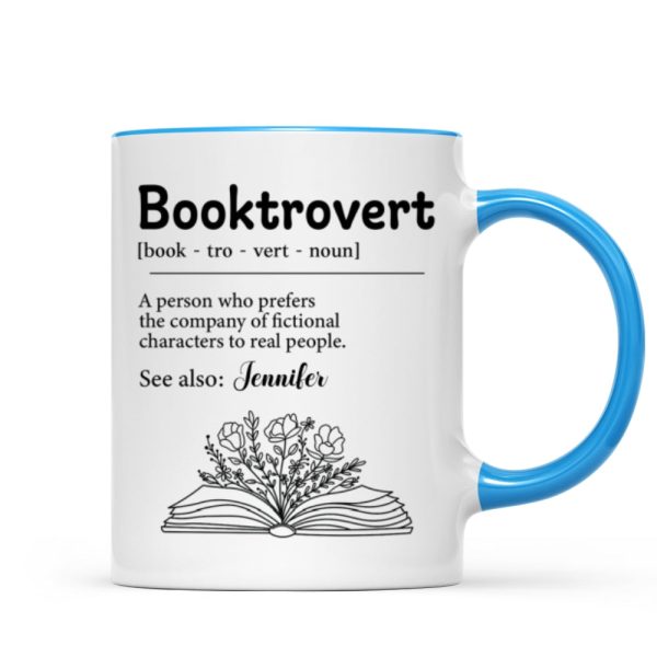 Booktrovert Definition Gift For Book Lover, Bookworm Personalized Mug Booktrovert Definition Gift For Book Lover, Bookworm Personalized Mug