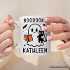 Boooooks and Purrs, Personalized Halloween Mug, Cute Books and Cats Lover Ghost Gift with Custom Name Boooooks and Purrs, Personalized Halloween Mug, Cute Books and Cats Lover Ghost Gift with Custom Name