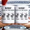 Boss' Pain In The Asses Featuring Playful Donkeys - Personalized Custom Coffee Mug - COL107_MG Boss' Pain In The Asses Featuring Playful Donkeys - Personalized Custom Coffee Mug - COL107_MG