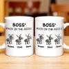 Boss' Pain In The Asses Featuring Playful Donkeys - Personalized Custom Coffee Mug - COL107_MG Boss' Pain In The Asses Featuring Playful Donkeys - Personalized Custom Coffee Mug - COL107_MG