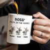 Boss' Pain In The Asses Featuring Playful Donkeys - Personalized Custom Coffee Mug - COL107_MG Boss' Pain In The Asses Featuring Playful Donkeys - Personalized Custom Coffee Mug - COL107_MG