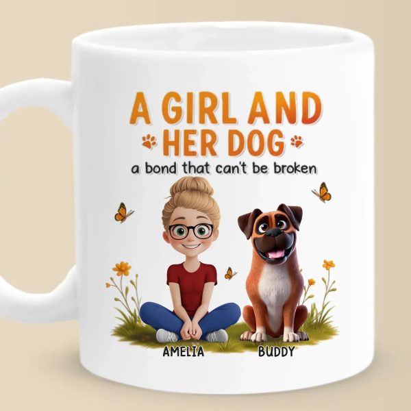 Bound By Love, Connected By Paws - Dog Personalized Custom Mug - Mother's Day, Gift For Pet Owners, Pet Lovers Bound By Love, Connected By Paws - Dog Personalized Custom Mug - Mother's Day, Gift For Pet Owners, Pet Lovers