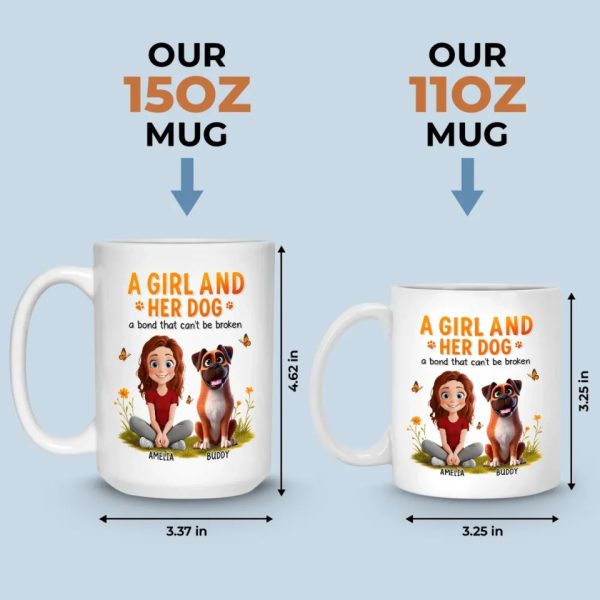 Bound By Love, Connected By Paws - Dog Personalized Custom Mug - Mother's Day, Gift For Pet Owners, Pet Lovers Bound By Love, Connected By Paws - Dog Personalized Custom Mug - Mother's Day, Gift For Pet Owners, Pet Lovers