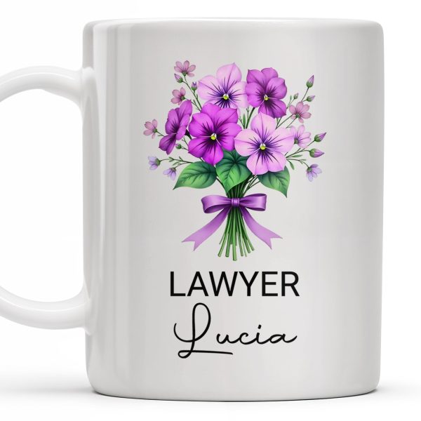 Brighten Your Day With A Bouquet Of Beautiful Birth Flowers - Personalized Custom Coffee Mug - GRAD285_MG Brighten Your Day With A Bouquet Of Beautiful Birth Flowers - Personalized Custom Coffee Mug - GRAD285_MG