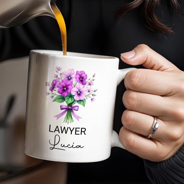 Brighten Your Day With A Bouquet Of Beautiful Birth Flowers - Personalized Custom Coffee Mug - GRAD285_MG Brighten Your Day With A Bouquet Of Beautiful Birth Flowers - Personalized Custom Coffee Mug - GRAD285_MG