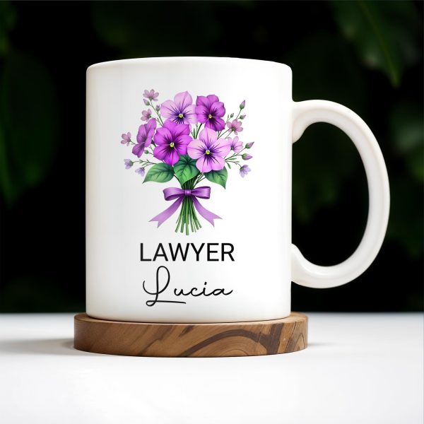 Brighten Your Day With A Bouquet Of Beautiful Birth Flowers - Personalized Custom Coffee Mug - GRAD285_MG Brighten Your Day With A Bouquet Of Beautiful Birth Flowers - Personalized Custom Coffee Mug - GRAD285_MG