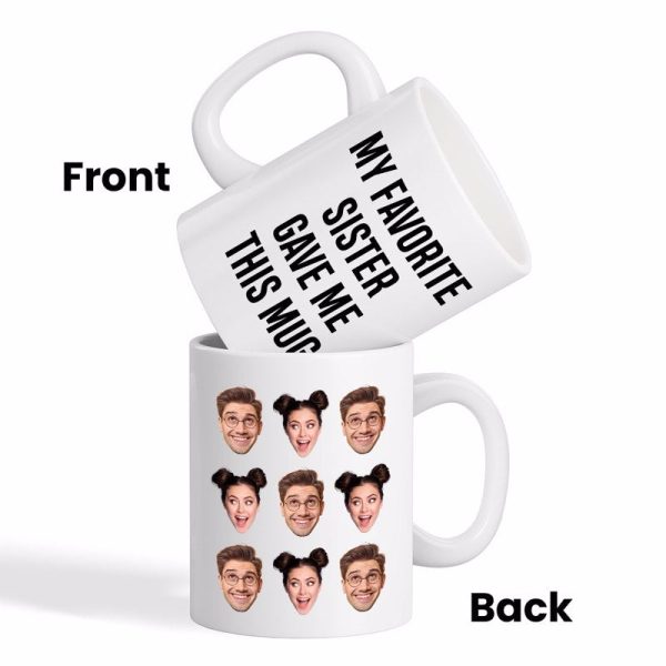 Brother Sister Siblings Humor Gift Personalized Coffee Mug Brother Sister Siblings Humor Gift Personalized Coffee Mug