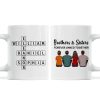 Brothers Sisters Family Linked Together Crossword Puzzle Art Personalized Mug