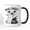Bullsheet Halloween Bull Personalized Mug, Hilarious Cow Gift with Custom Name Bullsheet Halloween Bull Personalized Mug, Hilarious Cow Gift with Custom Name