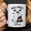 Bullsheet Halloween Bull Personalized Mug, Hilarious Cow Gift with Custom Name Bullsheet Halloween Bull Personalized Mug, Hilarious Cow Gift with Custom Name
