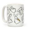 Bunny Ghost Pattern Coffee Mug Bunny Ghost Pattern Coffee Mug