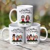 Butterflies Doll Mom Daughters Sitting Like Mother Like Daughter Personalized Mug Butterflies Doll Mom Daughters Sitting Like Mother Like Daughter Personalized Mug