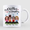 Butterflies Doll Mom Daughters Sitting Like Mother Like Daughter Personalized Mug Butterflies Doll Mom Daughters Sitting Like Mother Like Daughter Personalized Mug