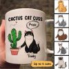 Cactus Cat Cuss Sassy Cats Personalized Mug Cactus Cat Cuss Sassy Cats Personalized Mug