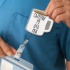 Caffeine Po Q4H PRN Coffee Mug - Custom Acrylic Badge Reel - DOC005_AREEL