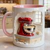 Cake Mixer Coffee Accent Mug - Personalized Gifts For Baker Coffee Mug 02KITI130125