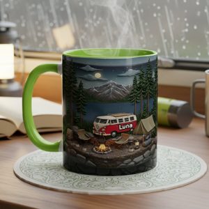 Camping Coffee Accent Mug - Personalized Gifts For Camping Lovers 02kita080126