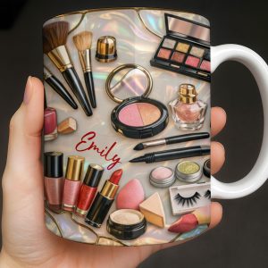 Capture The Elegance And Style Of Beauty Routine - Personalized Custom Coffee Mug - JBS105_MG