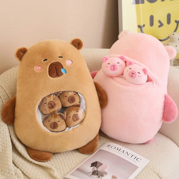 Capybara Plush Pillow Soft Stuffed Doll