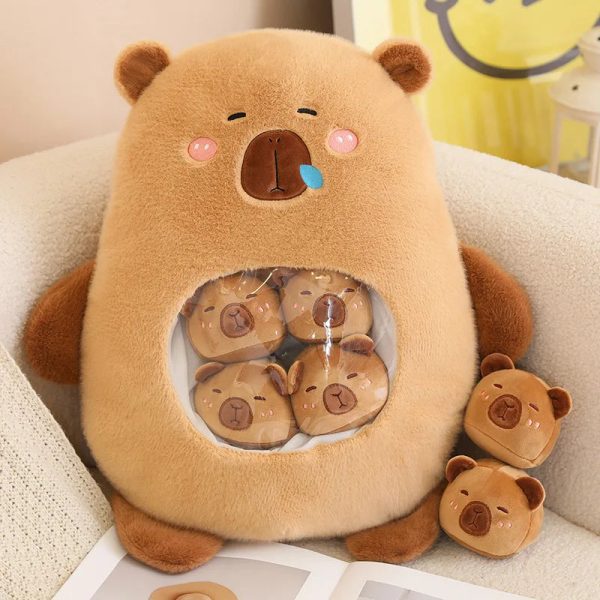 Capybara Plush Pillow Soft Stuffed Doll