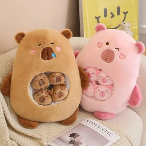 Capybara Plush Pillow Soft Stuffed Doll