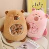 Capybara Squishy Plush Pillow - Adorable Mini Doll for Office Naps