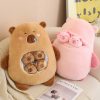 Capybara Squishy Plush Pillow - Adorable Mini Doll for Office Naps