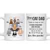 Cat Dad Real Man Funny Gift Personalized Mug Cat Dad Real Man Funny Gift Personalized Mug