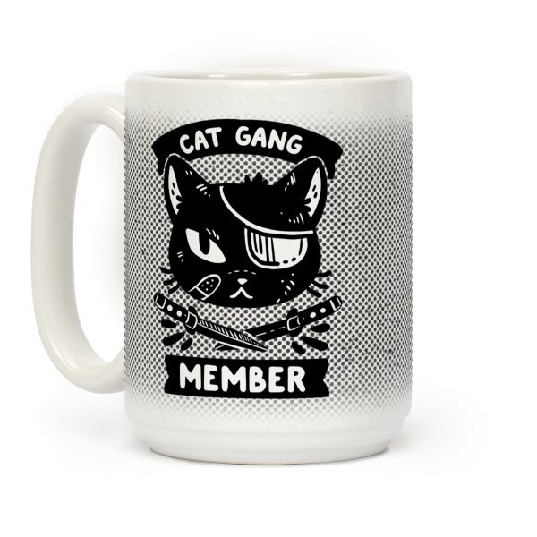 Cat Gang Member Coffee Mug Cat Gang Member Coffee Mug