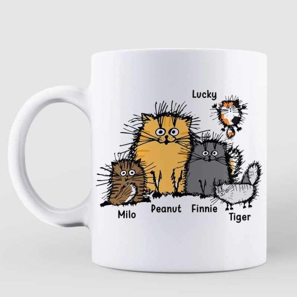 Cat Hair In Here Funny Cat Personalized Mug
