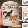 Cat Hair In Here Walking Fluffy Cat Personalized Mug Cat Hair In Here Walking Fluffy Cat Personalized Mug