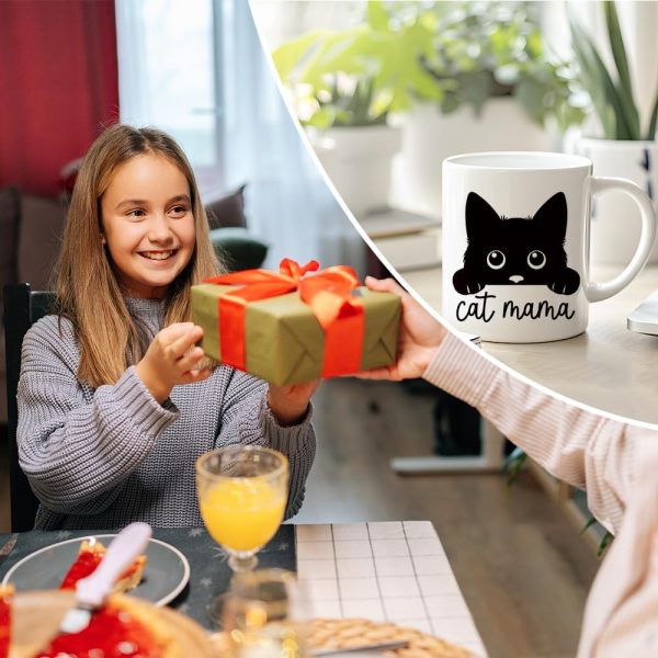 Cat Mama Coffee Mug Funny Cat Lover Gift for Cat Mom Wife Aunt Sister Friend, Mothers Day Birthday Gift Cat Mama Coffee Mug Funny Cat Lover Gift for Cat Mom Wife Aunt Sister Friend, Mothers Day Birthday Gift
