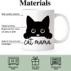 Cat Mama Coffee Mug Funny Cat Lover Gift for Cat Mom Wife Aunt Sister Friend, Mothers Day Birthday Gift Cat Mama Coffee Mug Funny Cat Lover Gift for Cat Mom Wife Aunt Sister Friend, Mothers Day Birthday Gift