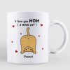 Cat Mom Love You A W-hole Lot Personalized Mug Cat Mom Love You A W-hole Lot Personalized Mug