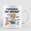 Cat Purrsonal Servant Chibi Man Personalized Mug Cat Purrsonal Servant Chibi Man Personalized Mug