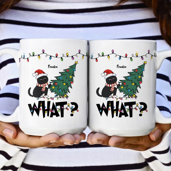 Cat What??? - Personalized Mug Cat What??? - Personalized Mug