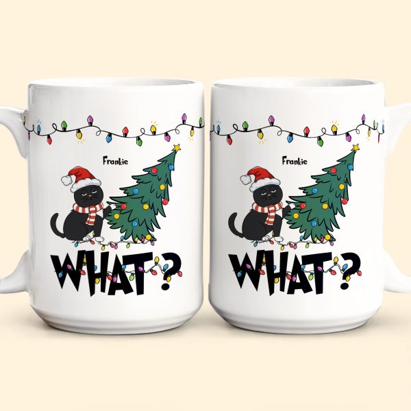Cat What??? - Personalized Mug Cat What??? - Personalized Mug