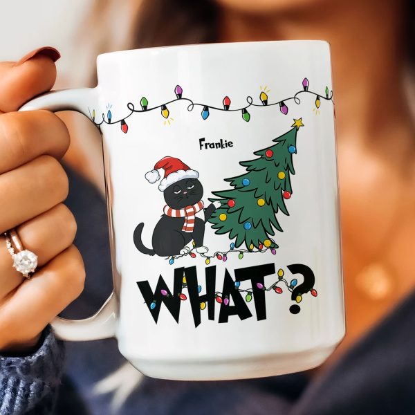 Cat What??? - Personalized Mug Cat What??? - Personalized Mug