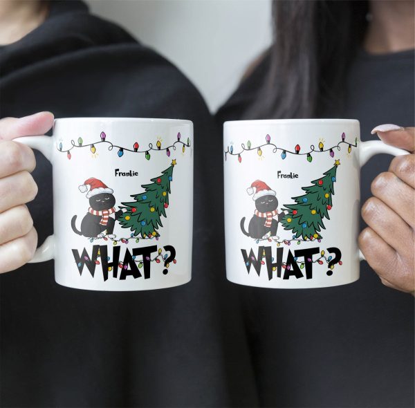Cat What??? - Personalized Mug Cat What??? - Personalized Mug