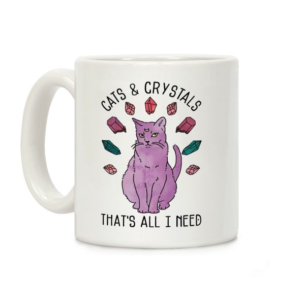 Cats and Crystals Coffee Mug Cats and Crystals Coffee Mug