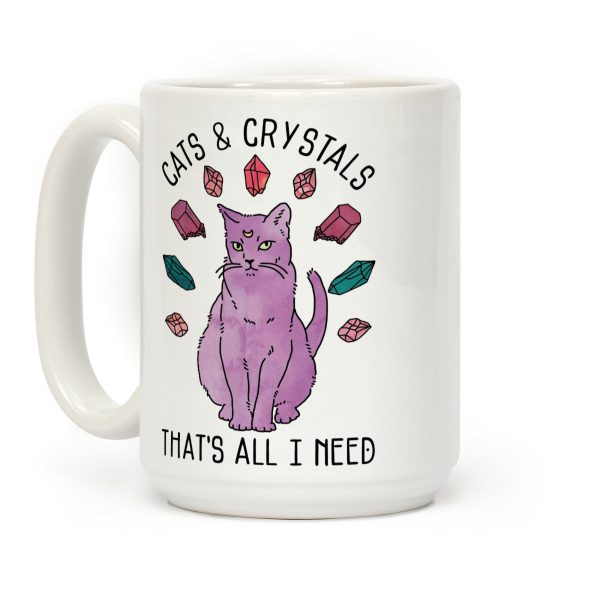 Cats and Crystals Coffee Mug Cats and Crystals Coffee Mug