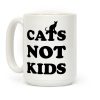 Cats Not Kids Coffee Mug Cats Not Kids Coffee Mug