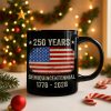 Celebrate 250th Anniversary United States Semiquincentennial Black Mug HO82 894772 Celebrate 250th Anniversary United States Semiquincentennial Black Mug HO82 894772