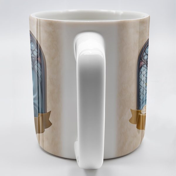 Celebrate Faith and Devotion, Stained Glass Religious Figure - Personalized Custom Coffee Mug - FTH098_MG Celebrate Faith and Devotion, Stained Glass Religious Figure - Personalized Custom Coffee Mug - FTH098_MG