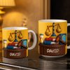 Celebrate Legal Excellence With Scales, Gavel, And Books - Personalized Custom Coffee Mug - LAW004_MG
