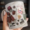 Celebrate Sports With Hockey Helmet and Boxing Gloves - Personalized Custom Coffee Mug - SPORT071_MG Celebrate Sports With Hockey Helmet and Boxing Gloves - Personalized Custom Coffee Mug - SPORT071_MG